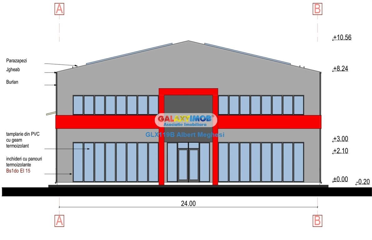 Inchiriere Hala 600 mp deschidere DN3 centura A0