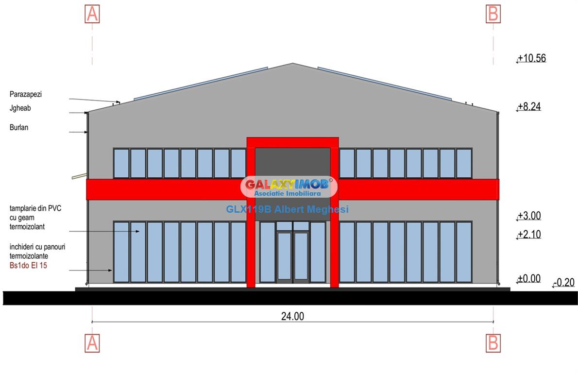 Vanzare Hala 1170 mp deschidere DN3 centura A0