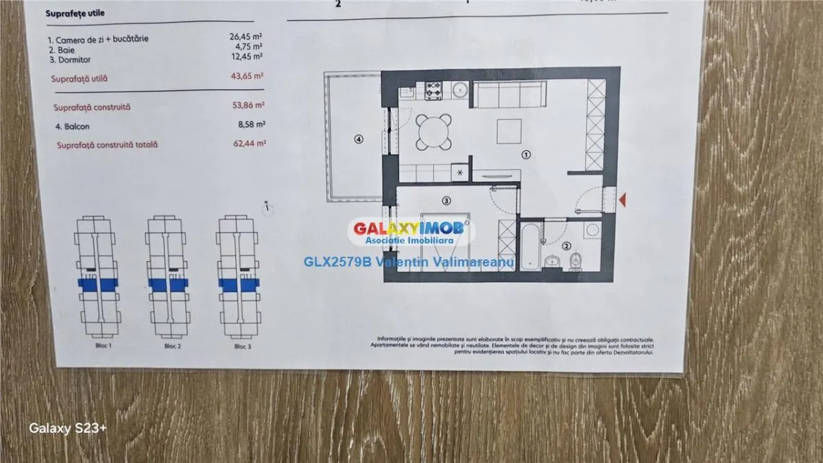 Apartament 2 Camere Tip 2 B Ikea Pallady COD 236 - foto 1