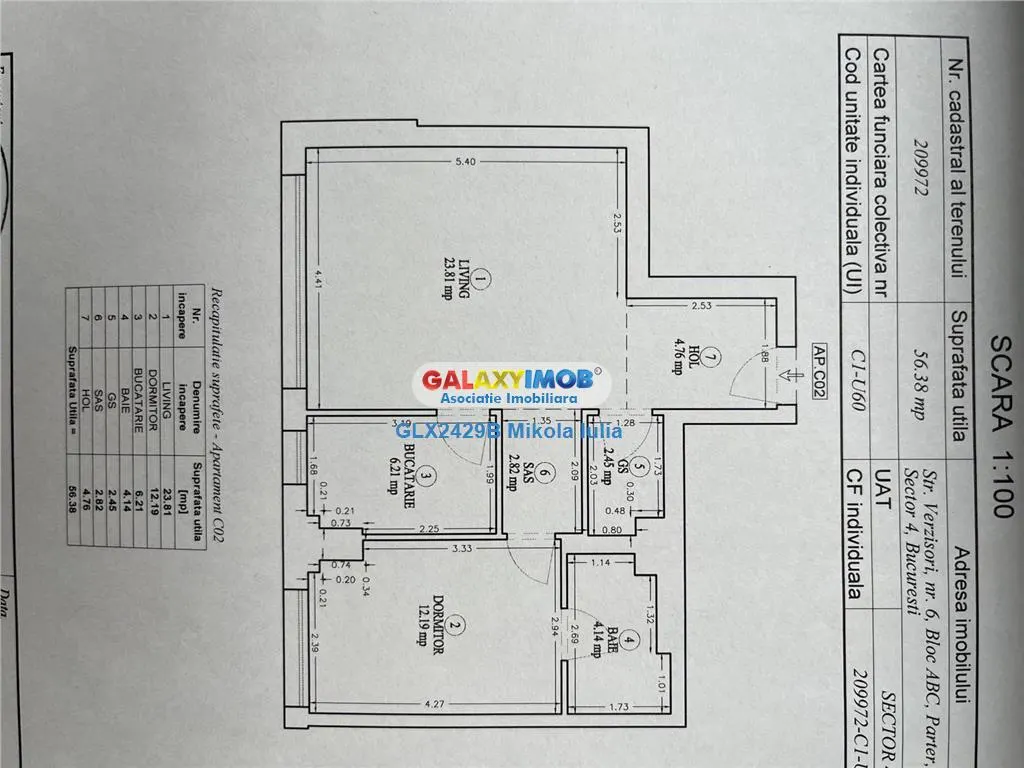 Apartament 2 camere Parter SOHO Unirii - foto 8