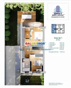Vile tip Triplex Mogosoaia str Nichita Stanescu 72 - foto 15