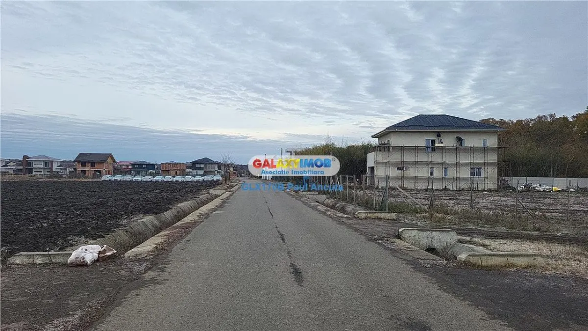 Teren Corbeanca str Cantonului 6000 mp la sosea vedere padure - foto 1