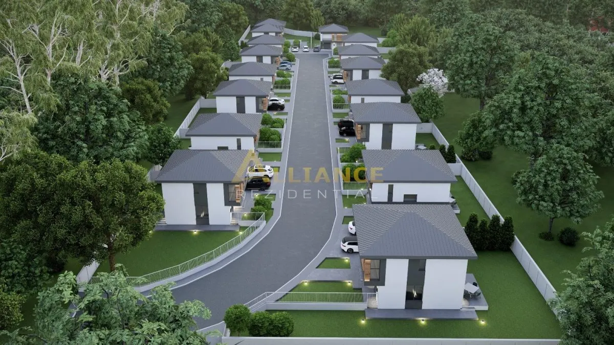 Vila individuala-- 4 camere - Complex Rezidential-400 M de STV - foto 7