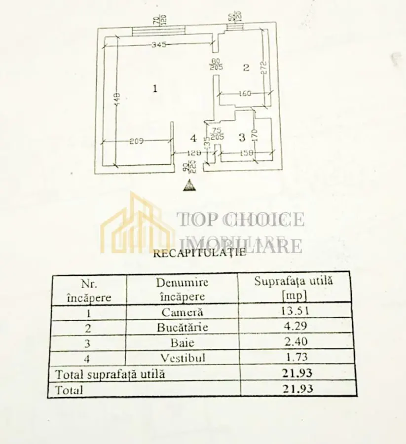 GARSONIERA IEFTINA SI BUNA - TEIUL DOAMNEI - 4/10 - INVESTITIE - foto 12