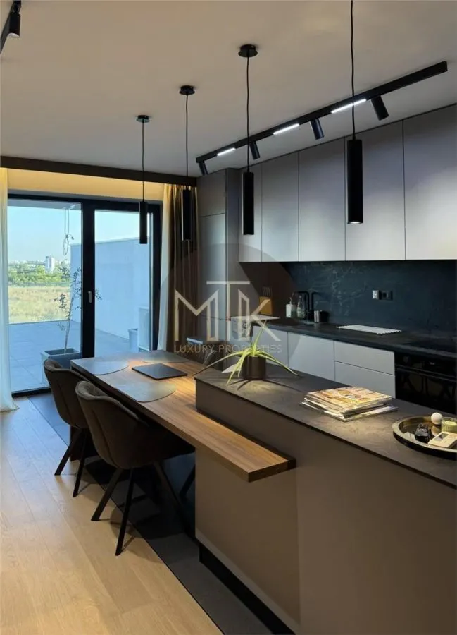 Apartament de lux 3 camere, TERASA 98 MP | mobilat&utilat | Pipera - Rond OMV - foto 4