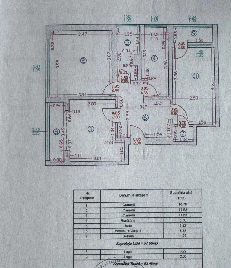 Vanzare apartament 3 camere mobilat si utilat modern 62,40 mp | Tineretului - Dimitrie Cantemir | - foto 7