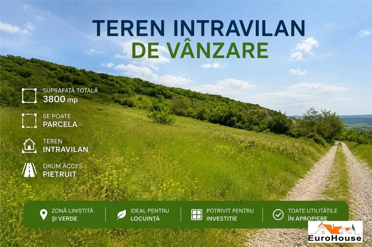 Teren parcelabil zona Valea Popii 100E/mp - foto 1