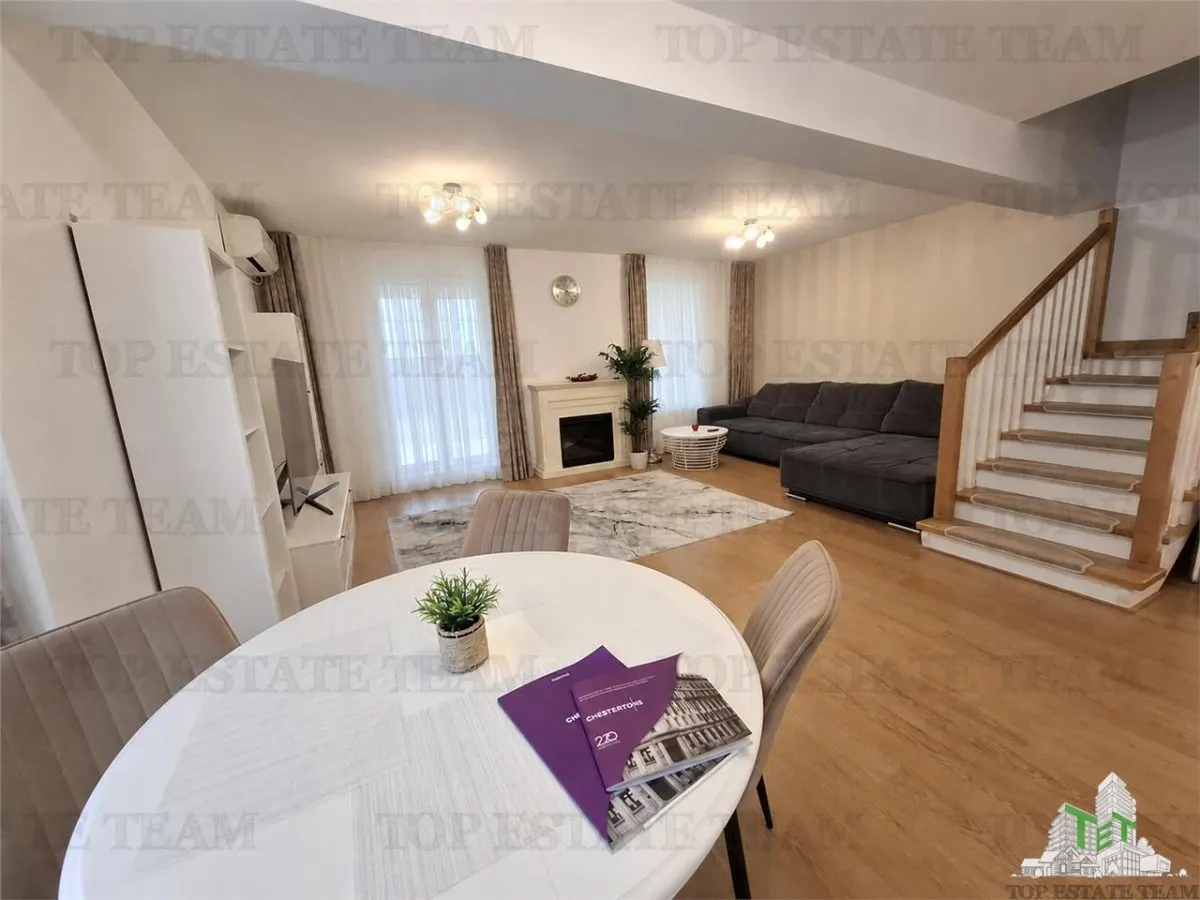 Vila Moderna de Inchiriat /Corbeanca /Duplex P+1 /Gradina Amenajata /Complet Mobilata si Utilata - foto 5