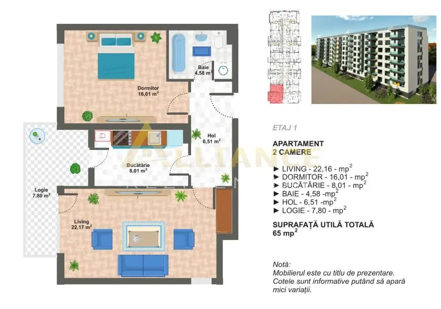 [OFERTA] Apartament 2 camere | Decomandat - 65 mp - foto 4