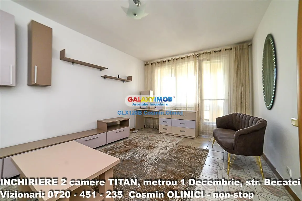 2 camere dec 5 min Metrou1 Decembrie loc parcare reabilitat contr ANAF - foto 1