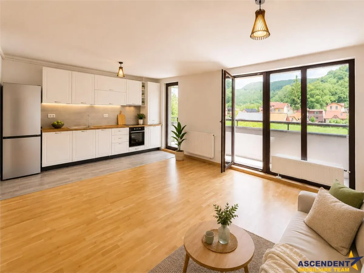 Micul Penthouse, terasa + gradina 50 mp, vedere spectaculoasa, Cetatea Brasov - foto 2