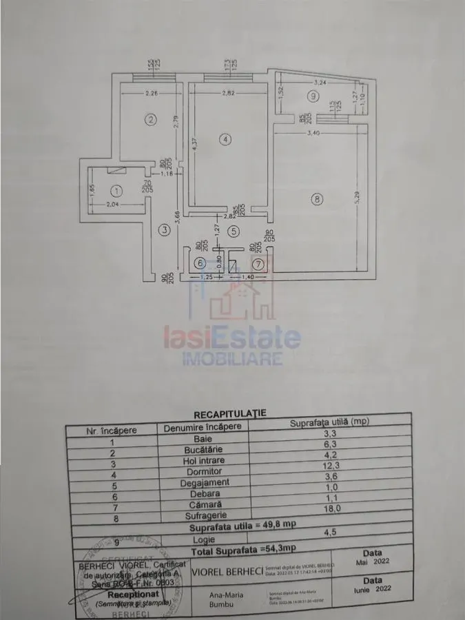 Podu Ros Apartament 2 camere Decomandat - foto 3