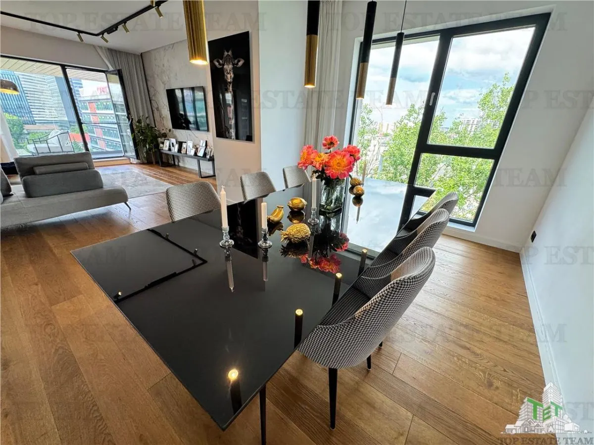 Apartament spectaculos | Nusco City â€“ Aviatiei | 185 mp total | Terase generoase - foto 3