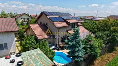 Casa individuala premium cu piscina | 500 mp teren | Panouri fotovoltaice | Garaj | Berceni, Ilfov - Berceni