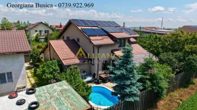 Casa individuala premium cu piscina || 5 camere 3 bai || teren 500mp || - Berceni